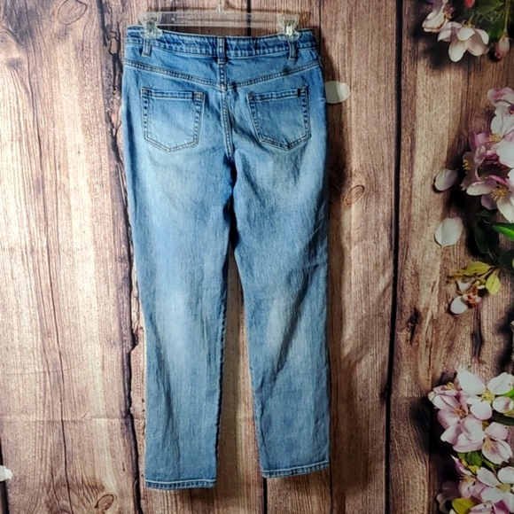 CAT & Jack girlfriend stretch jeans size 14 - Picture 2 of 3